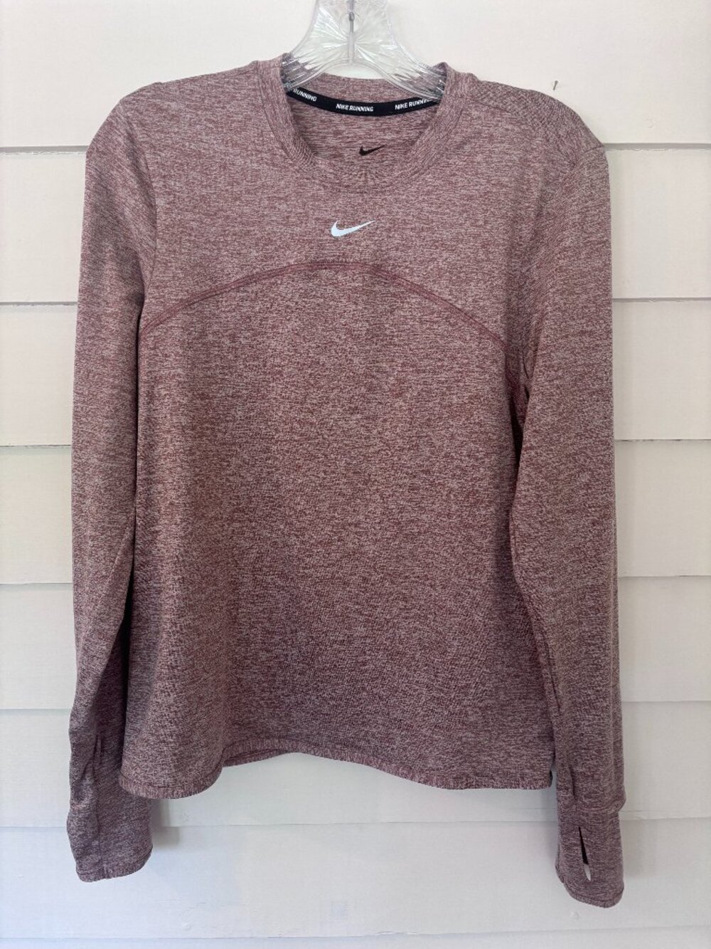 Nike Dri-FIT Long Sleeve Running Shirt with Thumbholes